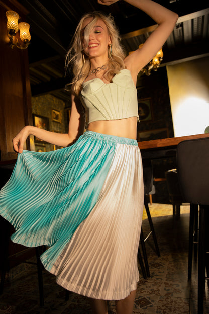 Playful Pleated Skirt