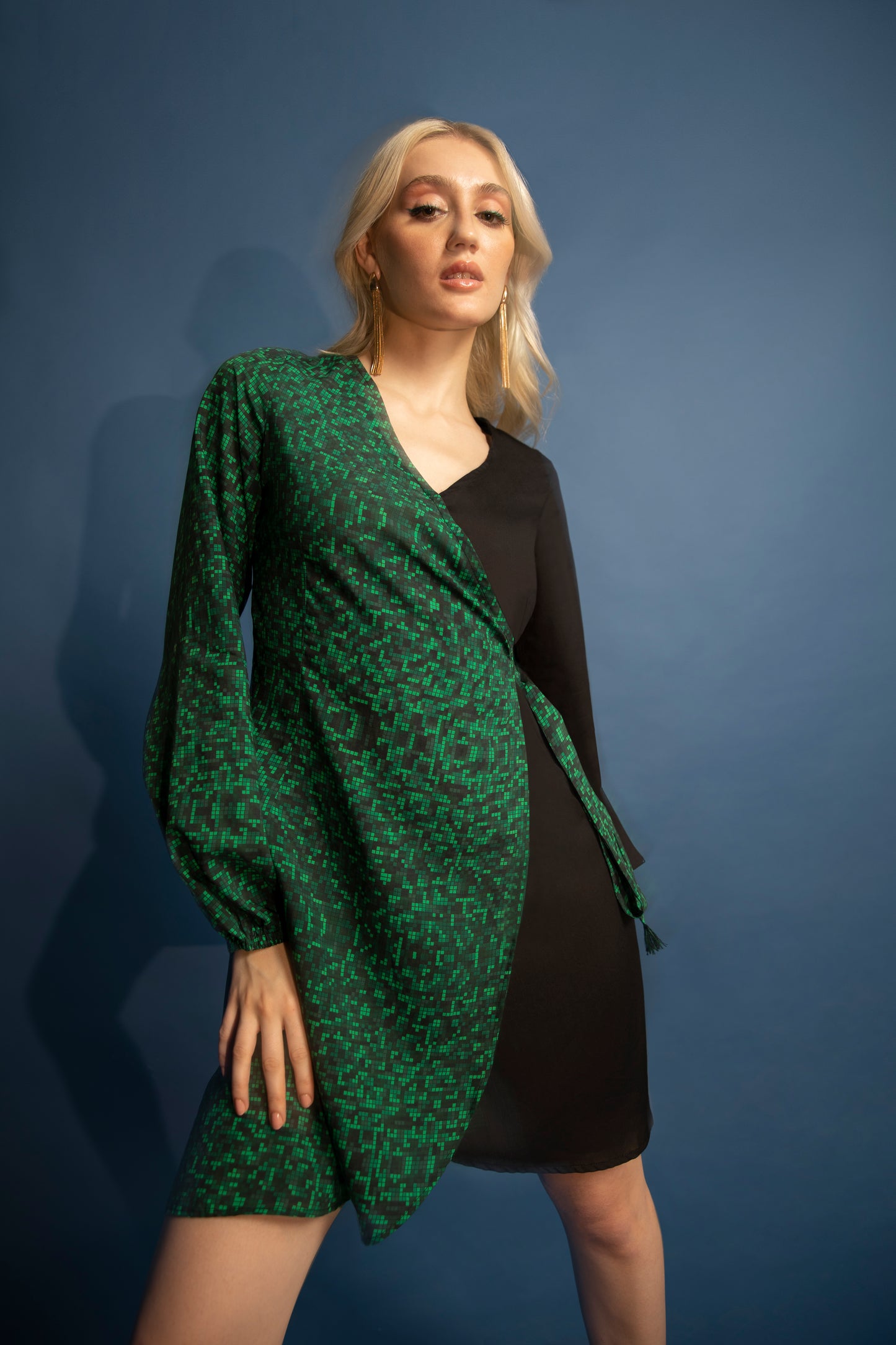 Matrix Wrap Dress