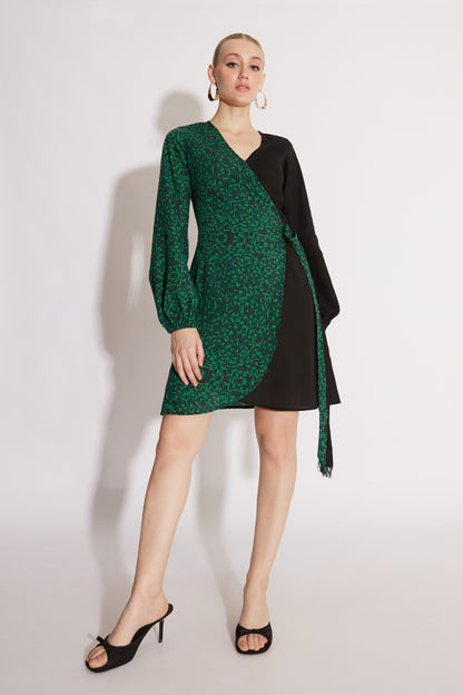 Matrix Wrap Dress