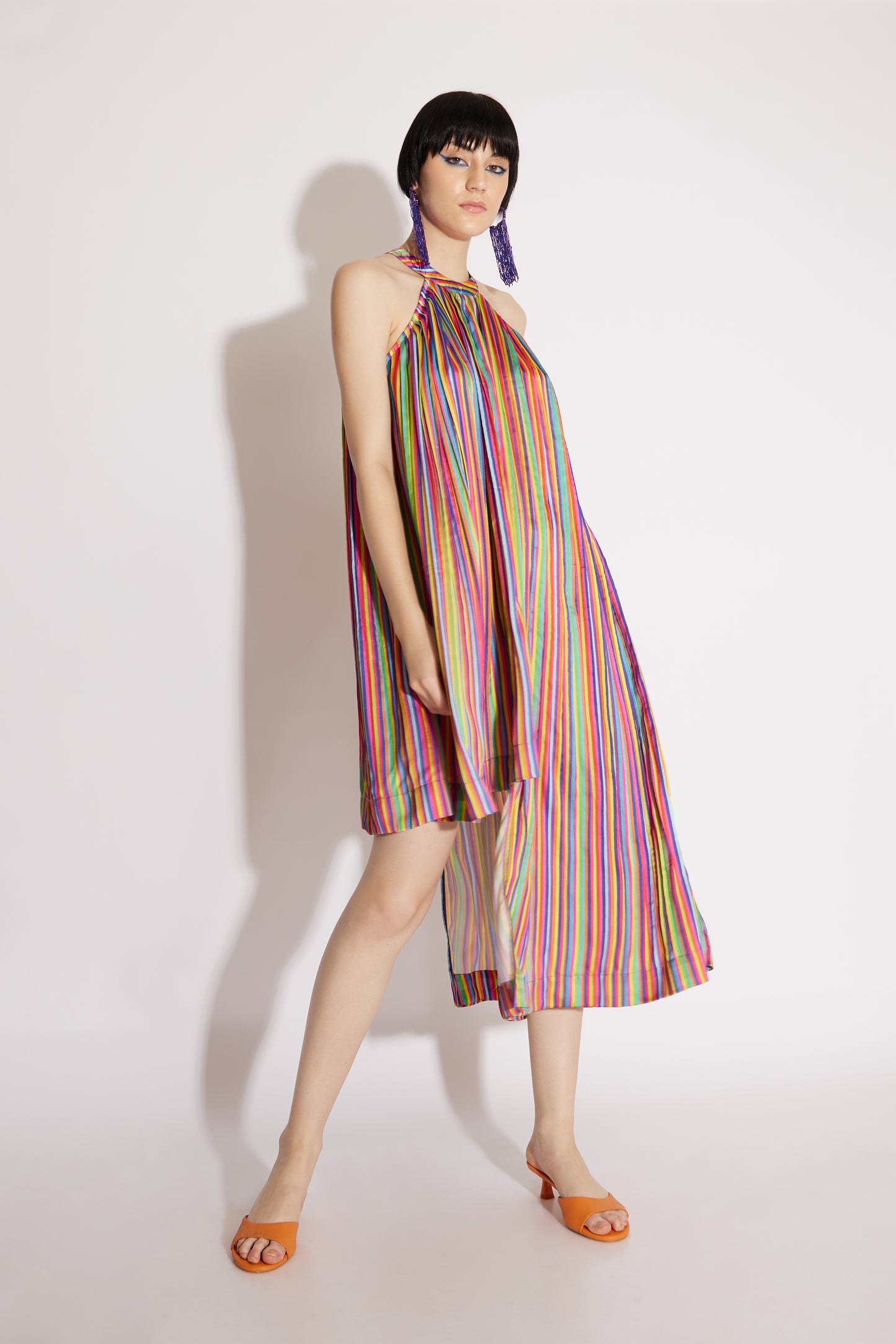 Colourburst Pleated Dress