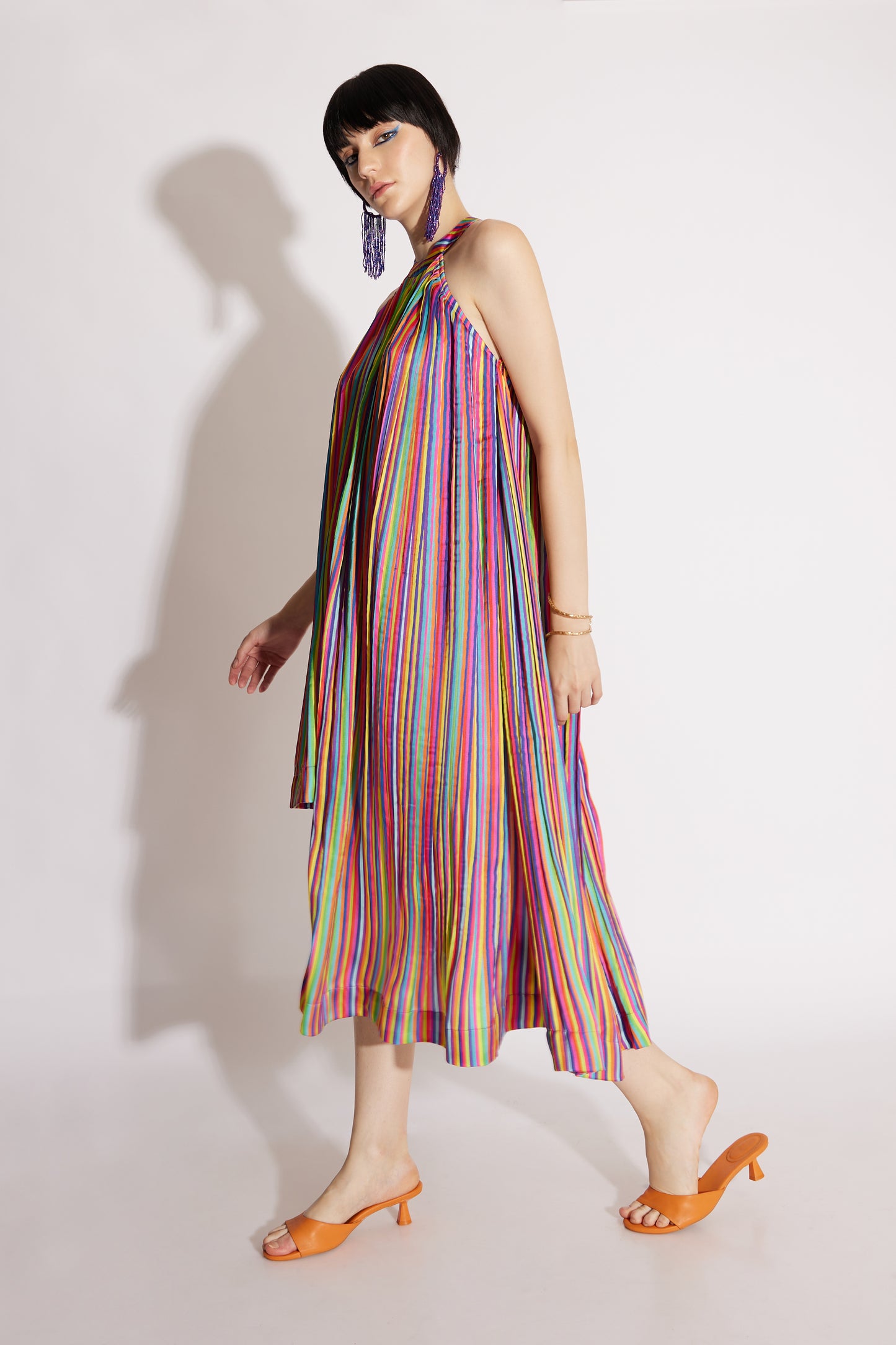 Colourburst Pleated Dress