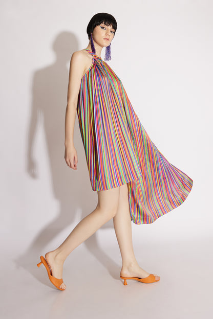 Colourburst Pleated Dress