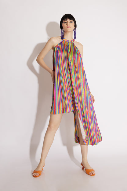 Colourburst Pleated Dress